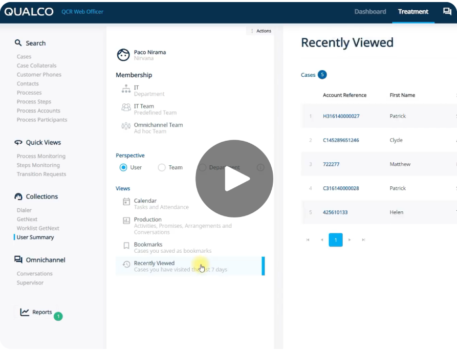 Video 7 QCR CASE INFORMATION RETRIEVAL