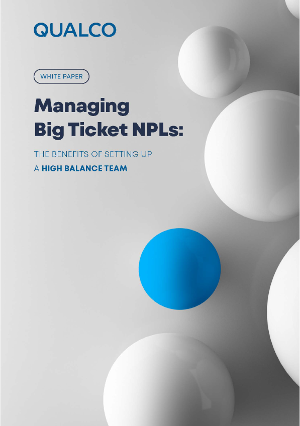 Managing Big Ticket NPLs_The Benefits of Setting up a High Balance Team SoMe Cover Paper